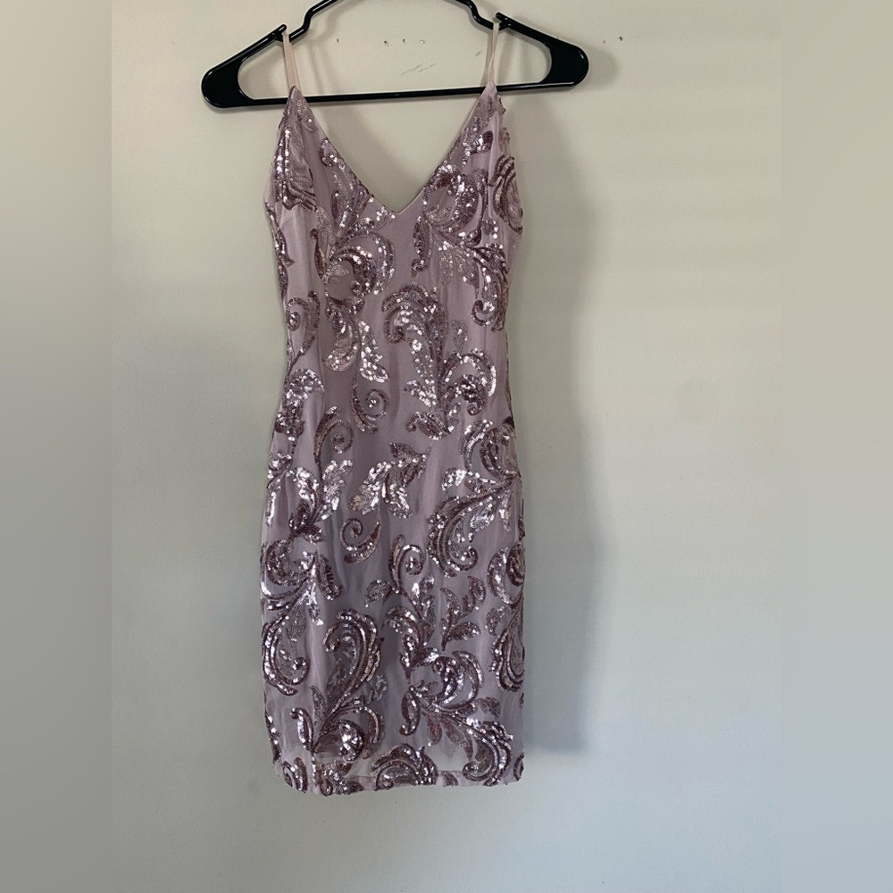 Stunning Shimmer Sequin Mini Dress